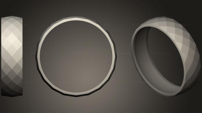 Ювелирные перстни и кольца (Кольцо Поли, JVLRP_0815) 3D модель для ЧПУ станка